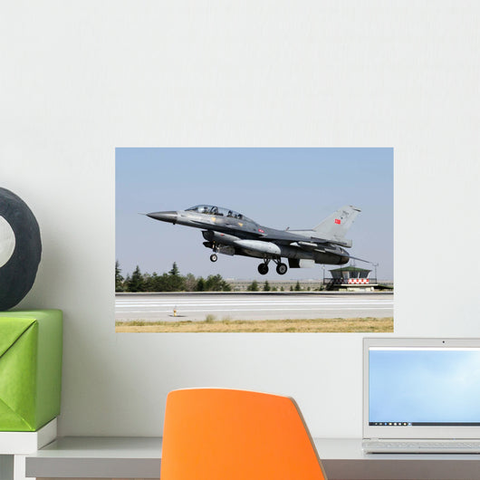 Turkish Air Force F-16d Wall Decal Design 1