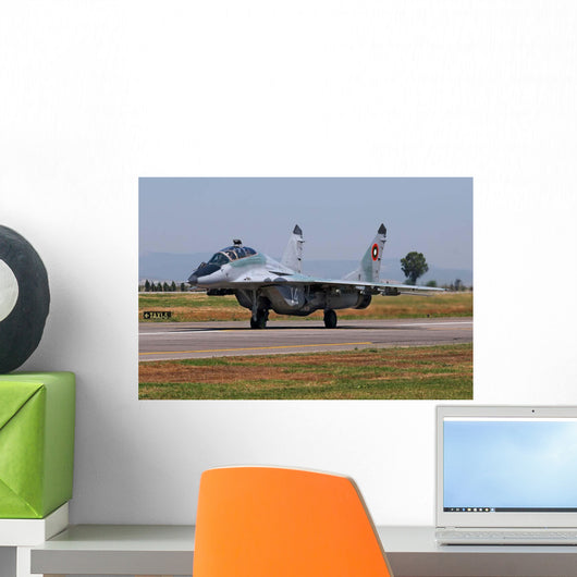 Bulgarian Air Force Mig-29ub Wall Decal Design 2