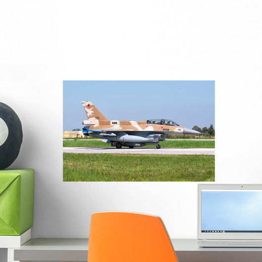 Israeli Air Force F-16d Wall Decal Design 1