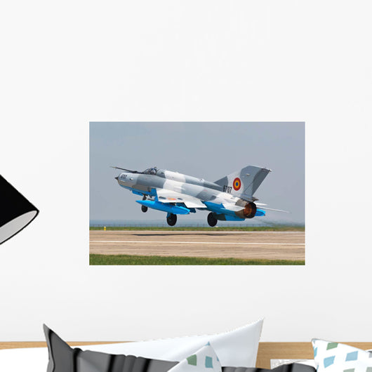 Romanian Air Force Mig-21mf Wall Decal Design 7