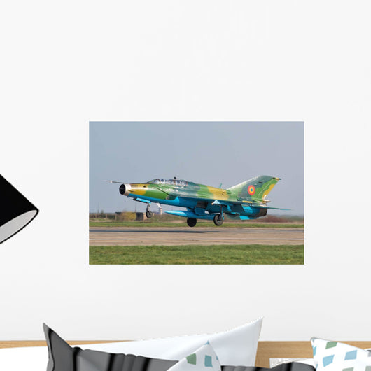 Romanian Air Force Mig-21um Wall Decal Design 2