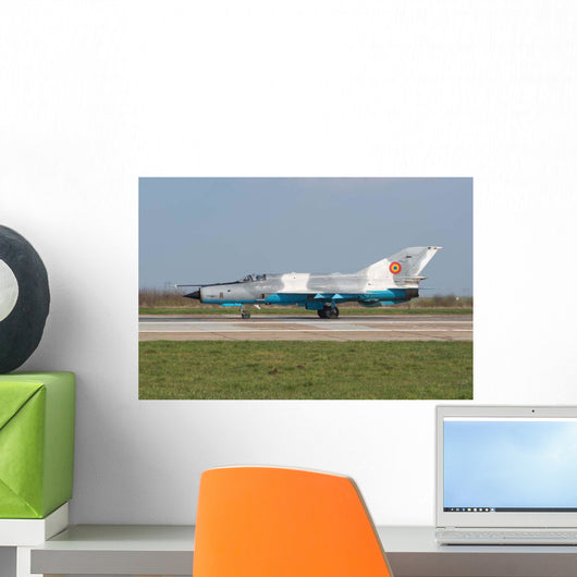 Romanian Air Force Mig-21mf Wall Decal Design 6