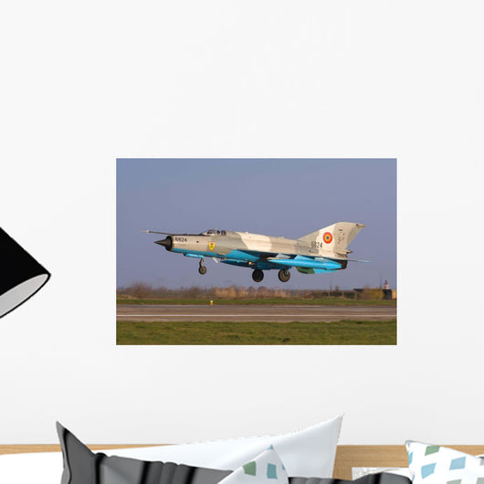 Romanian Air Force Mig-21mf Wall Decal Design 4