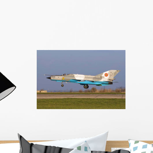 Romanian Air Force Mig-21mf Wall Decal Design 3