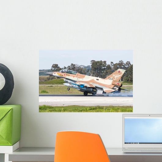 Israel Air Force F-16d Wall Decal Design 1