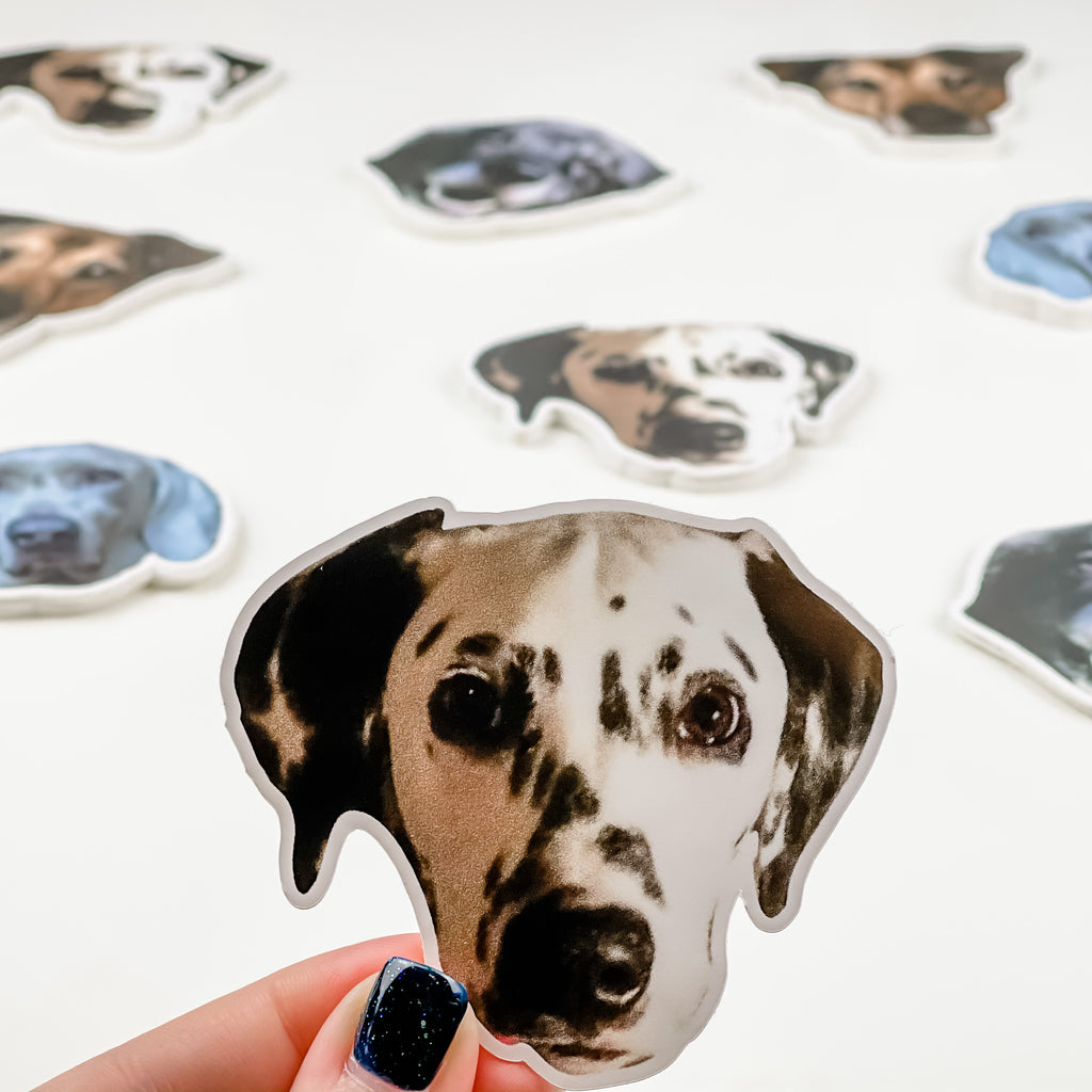 Custom Dog Stickers Upload Your Photo Wallmonkeys