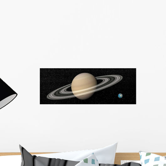 Large Planet Saturn and Wall Decal