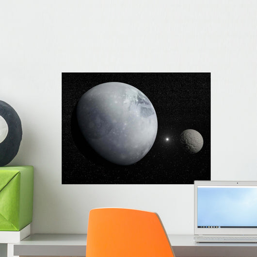 Pluton Its Big Moon Wall Decal