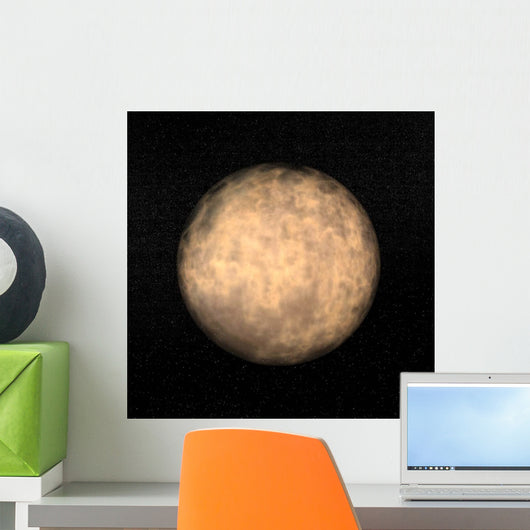 Spherical Yellow Nebula Deep Wall Decal