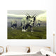 Three Styracosaurus Dinosaurs Wall Decal