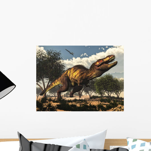 Tyrannosaurus Rex Standing upon Wall Decal