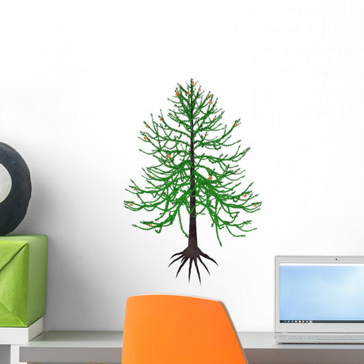 Araucaria Prehistoric Tree Wall Decal