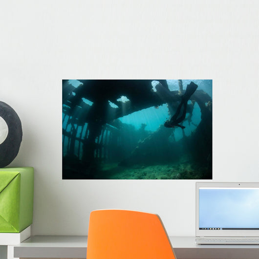 Bright Sunlight Pierces Shallow Wall Decal Design 2