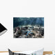Blue Starfish Lies Seafloor Wall Decal