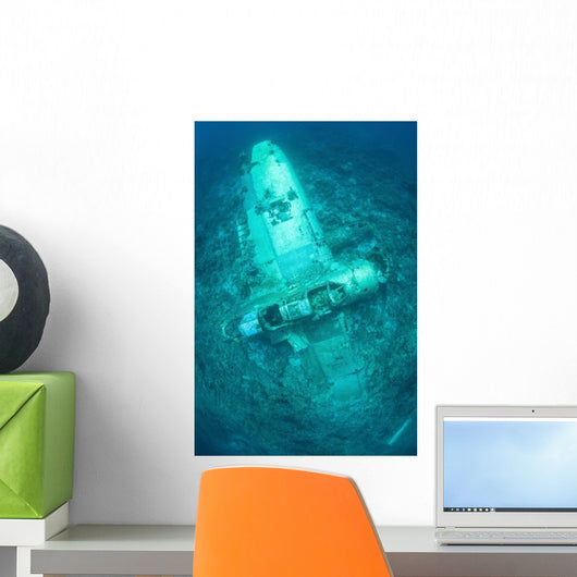 Japanese Jake Seaplane Seafloor Wall Decal Design 1
