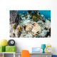 Caribbean Reef Octopus Seafloor Wall Decal Design 2