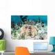 Caribbean Reef Octopus Seafloor Wall Decal Design 1