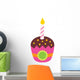 Pink Birthday Cup Cake Wall Decal