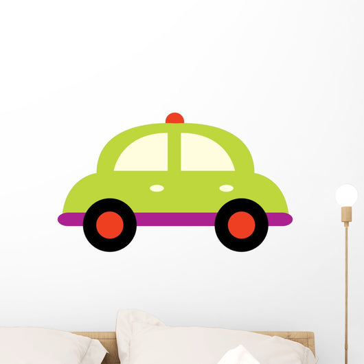 Police Car Wall Decal