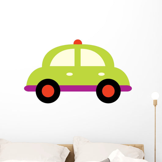 Police Car Wall Decal
