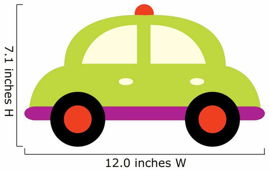 Police Car Wall Decal