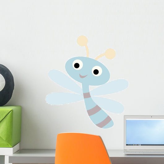 Cute Little Dragonfly Wall Decal