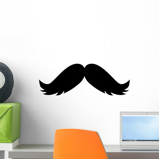 Silly Mustaches Refined Bush Wall Decal