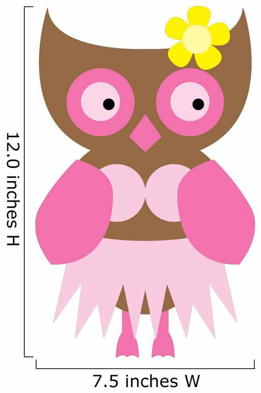 Cute Little Owl Wall Decal