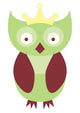 Cute Little Owl Wall Decal