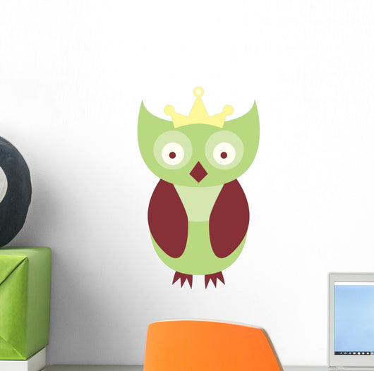 Cute Little Owl Wall Decal