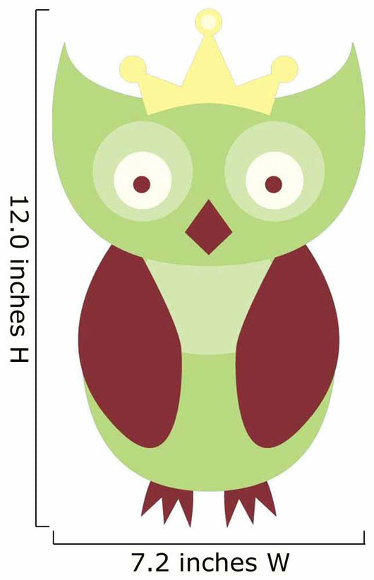 Cute Little Owl Wall Decal