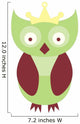 Cute Little Owl Wall Decal