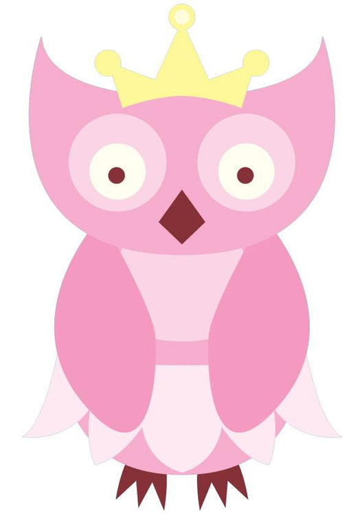 Cute Little Owl Wall Decal