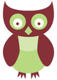 Cute Little Owl Wall Decal