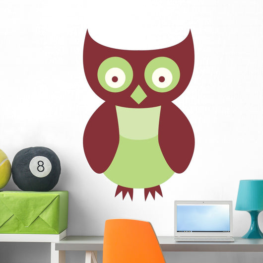 Cute Little Owl Wall Decal