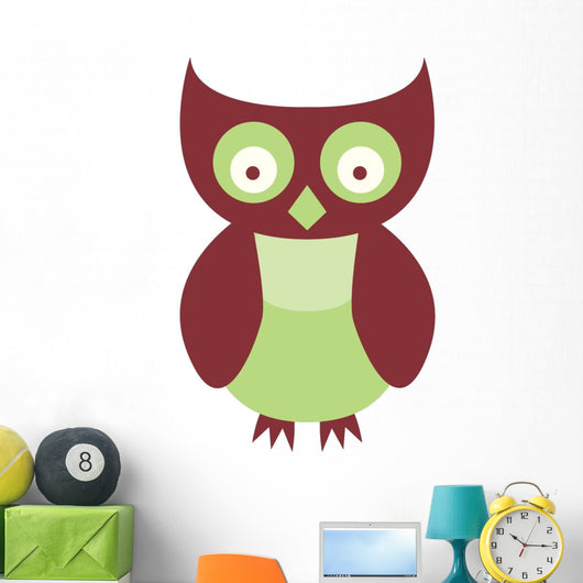 Cute Little Owl Wall Decal