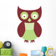 Cute Little Owl Wall Decal