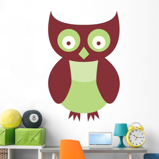 Cute Little Owl Wall Decal