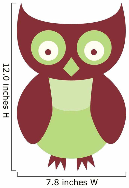 Cute Little Owl Wall Decal