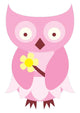 Cute Little Owl Wall Decal
