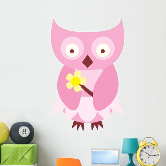 Cute Little Owl Wall Decal