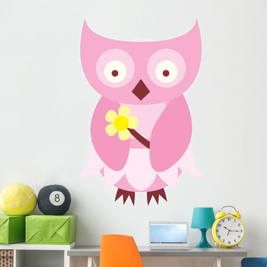 Cute Little Owl Wall Decal