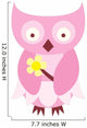 Cute Little Owl Wall Decal