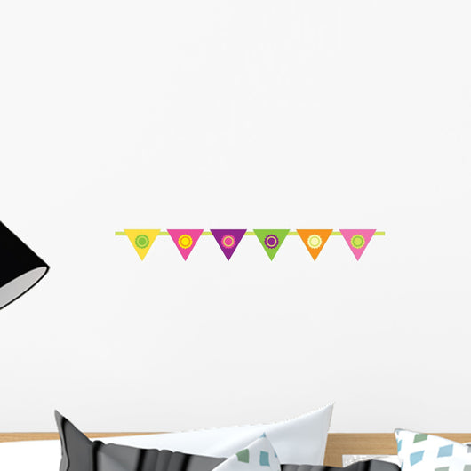 Colorful Sun Banner Wall Decal