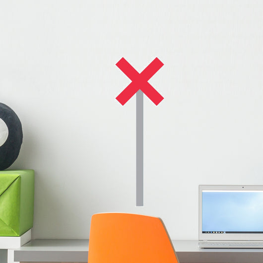 Cartoon Free Standing Railroad Wall Decal