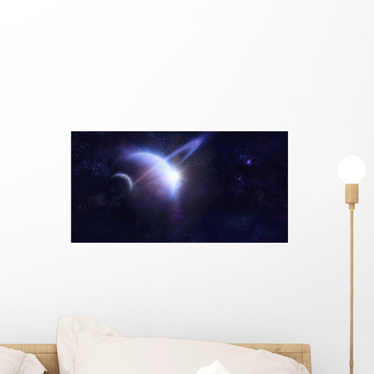 Two Planets Outer Space Wall Decal