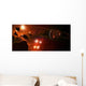 Young Ringed Planet with Wall Decal