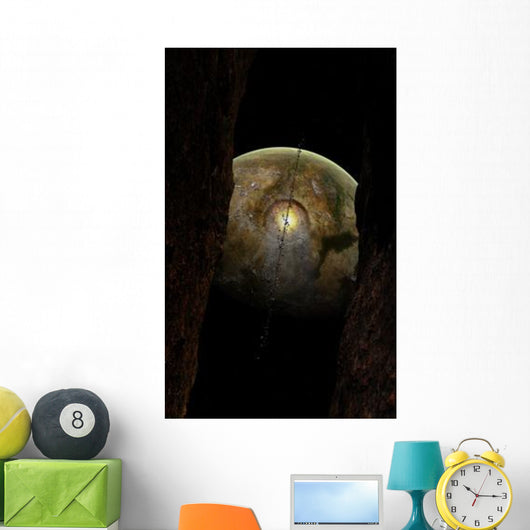 Ring Debris around Extraterrestrial Wall Decal