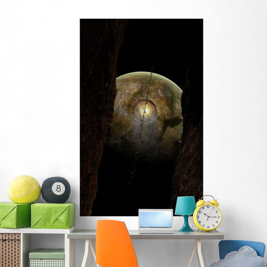 Ring Debris around Extraterrestrial Wall Decal