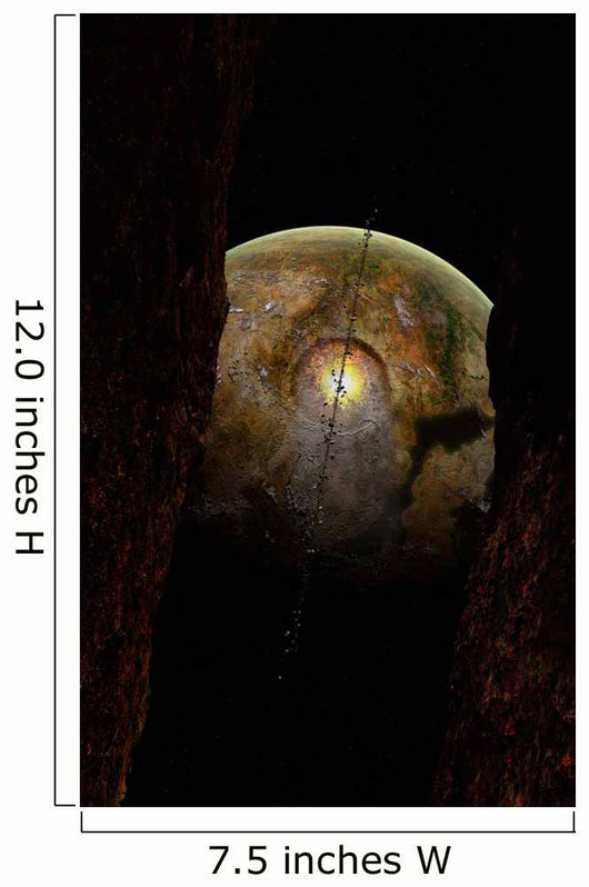 Ring Debris around Extraterrestrial Wall Decal